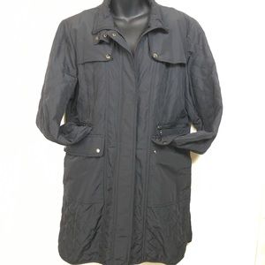 Pendleton black quilted long winter coat. Size XL